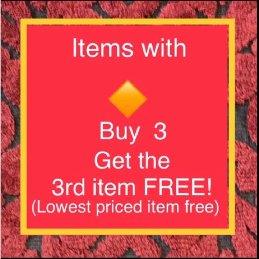 Buy 3 items and get the 3rd one FREE!